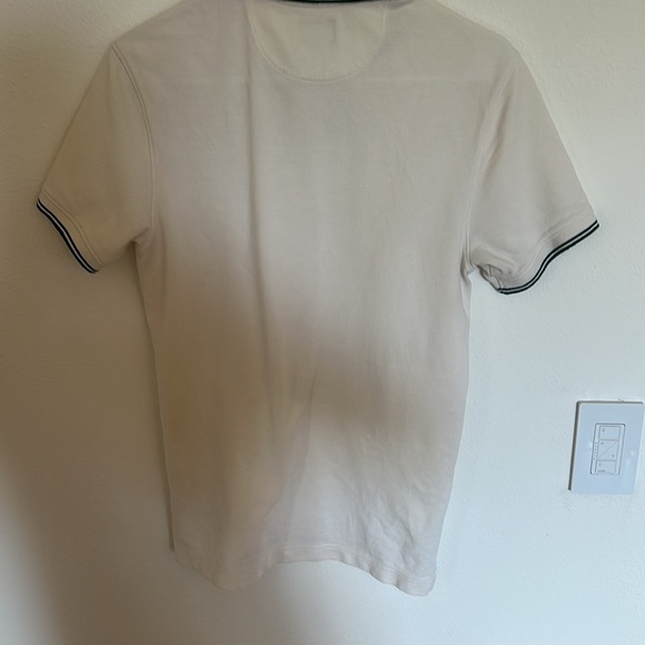 J. Crew White Polo Shirt with Black Trim - Picture 6 of 6